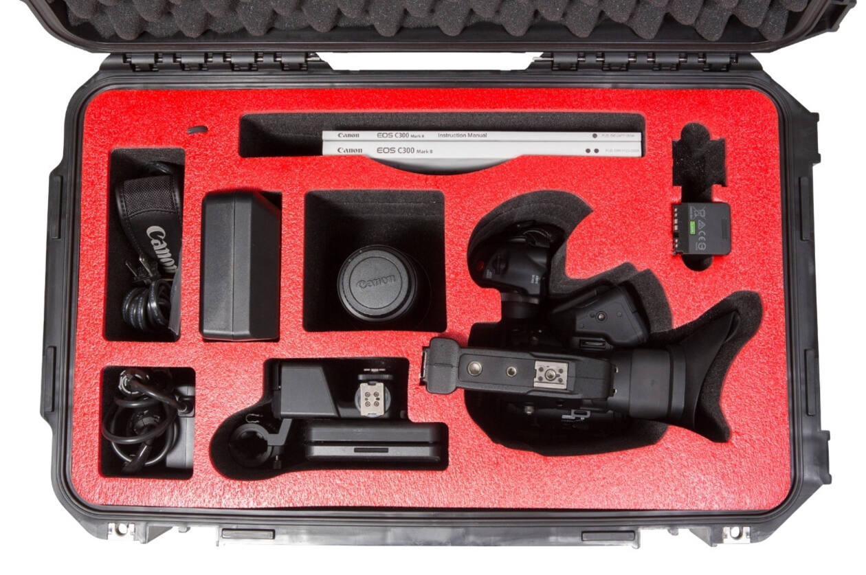 SKB - iSeries - Valise étanche - Noir - Insert pour Canon C300 Mark II