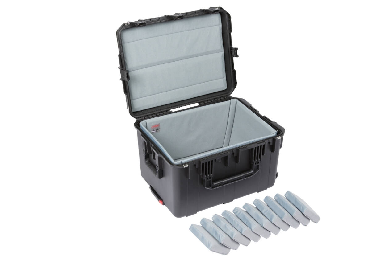 SKB - iSeries 2317-14 - Valise étanche - Noire - avec roulettes - Intérieur rembourré