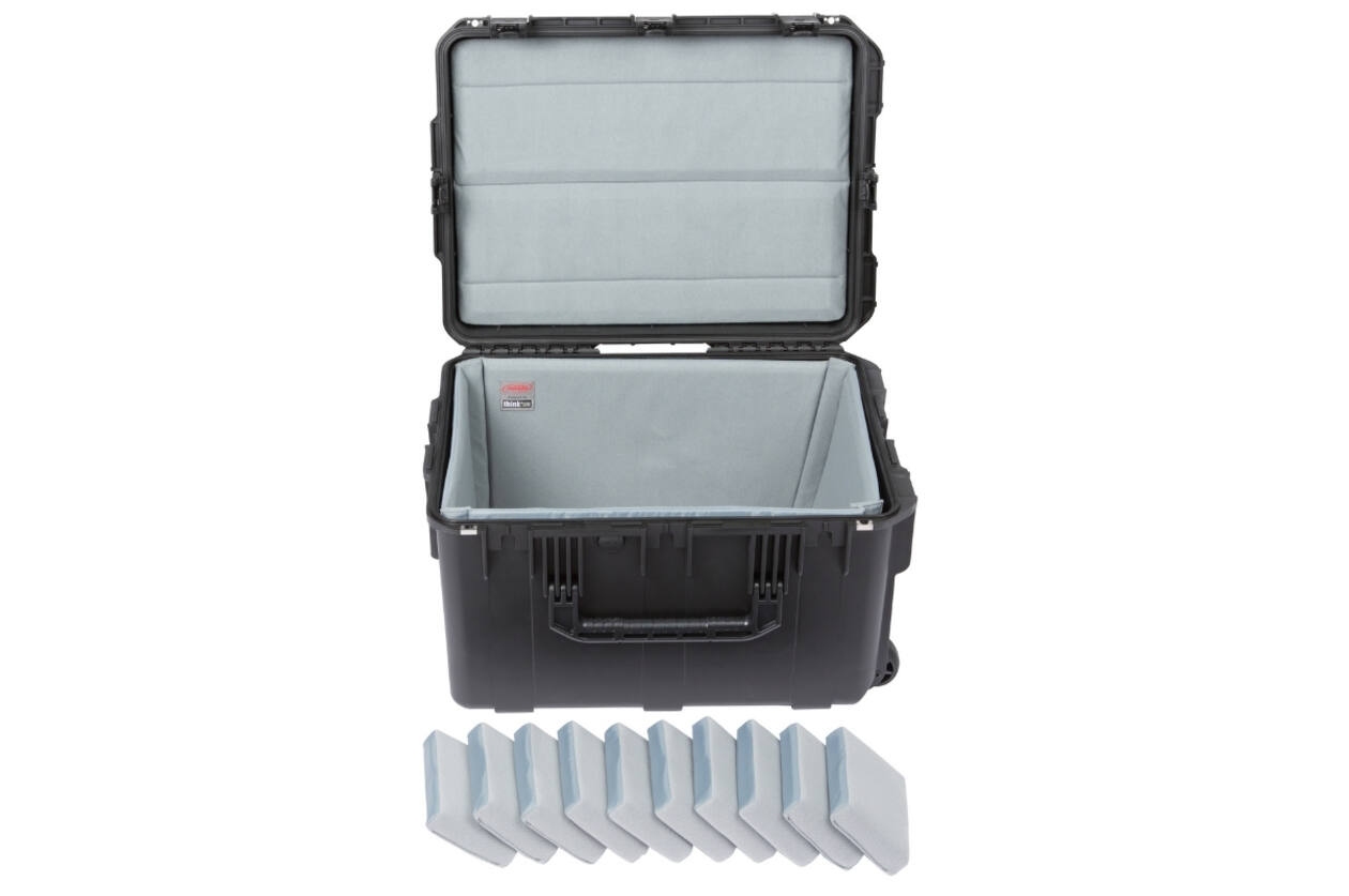SKB - iSeries 2317-14 - Valise étanche - Noire - avec roulettes - Intérieur rembourré