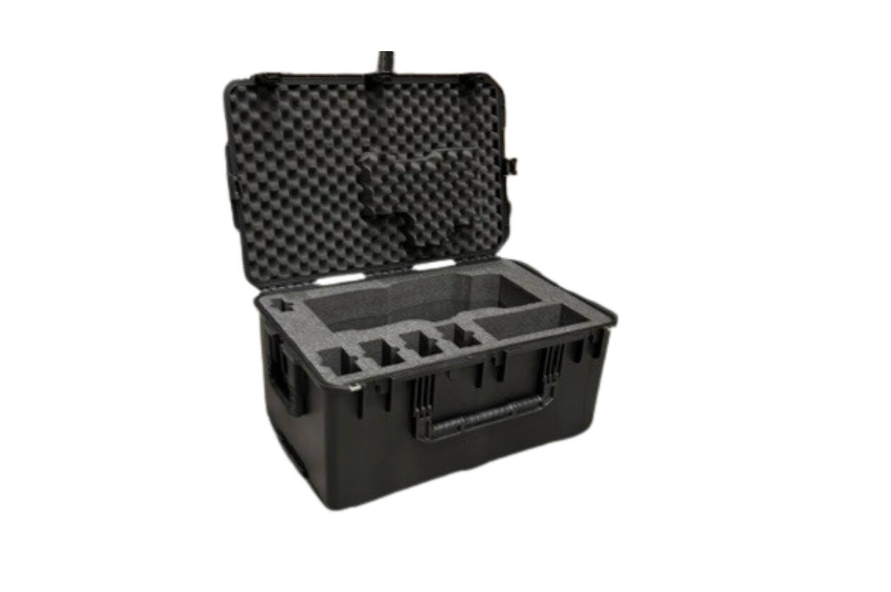SKB - iSeries - Valise étanche - Noir - avec roulettes - Insert pour Panasonic HPX370