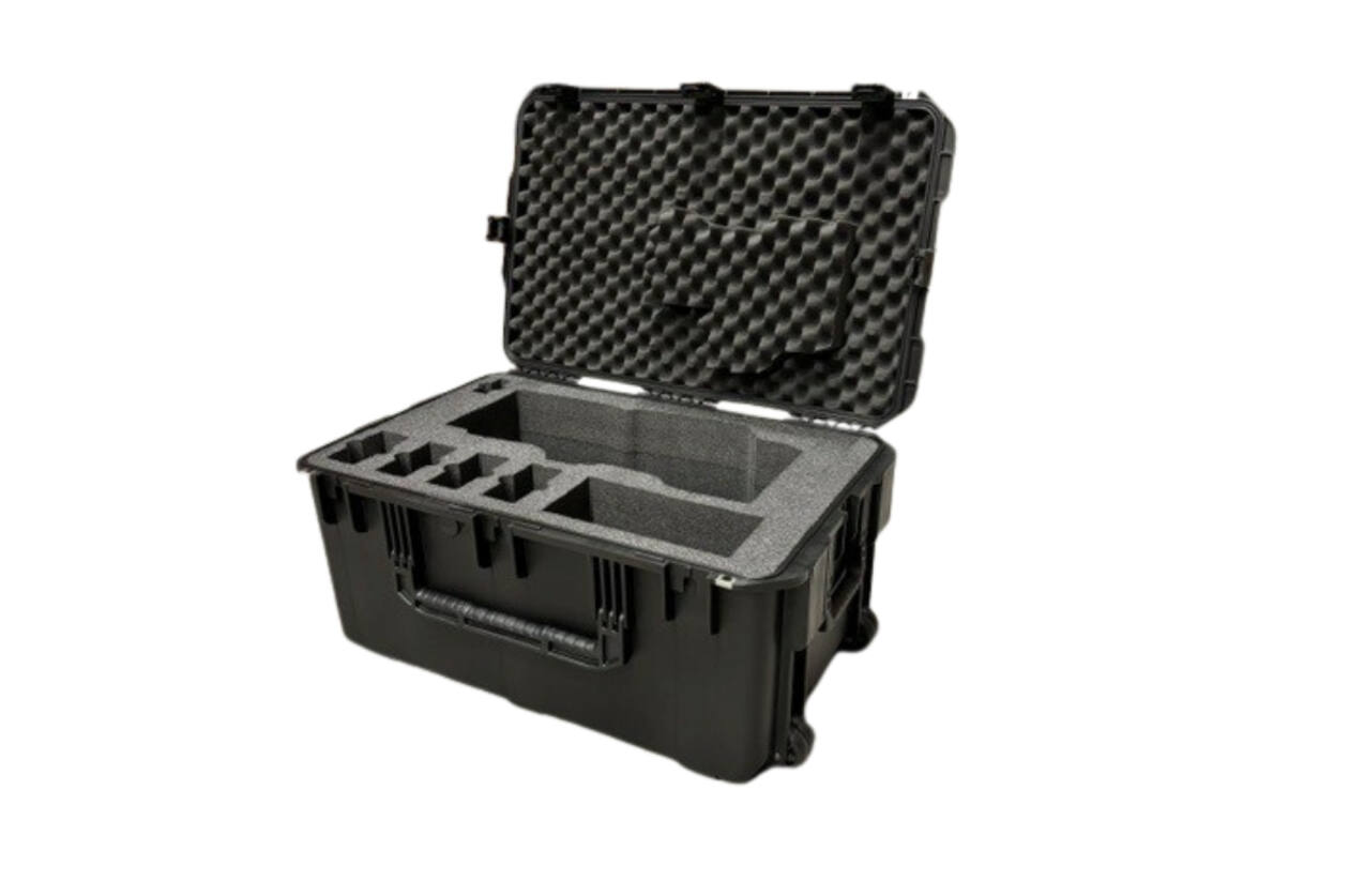 SKB - iSeries - Valise étanche - Noir - avec roulettes - Insert pour Panasonic HPX370