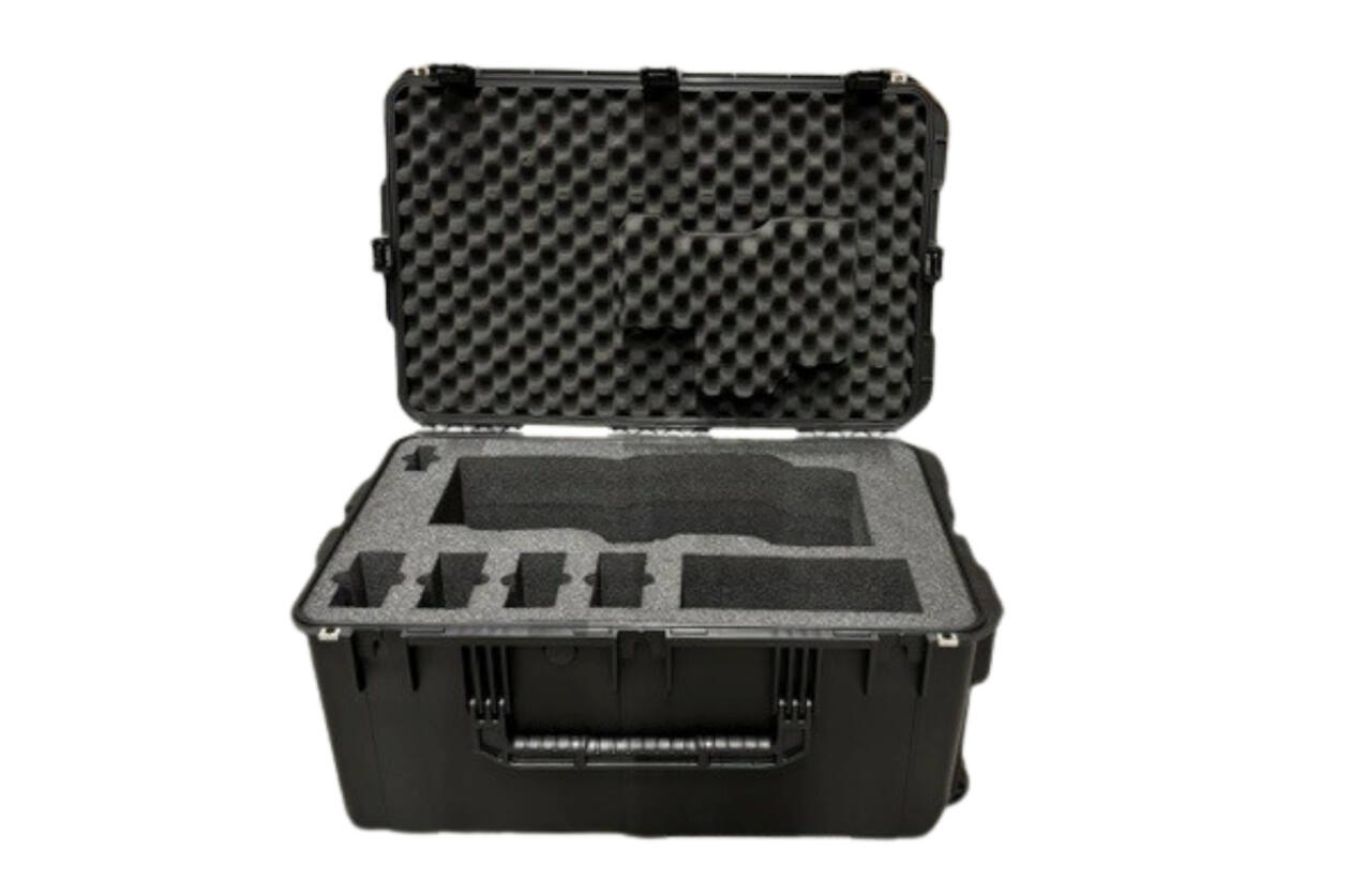 SKB - iSeries - Valise étanche - Noir - avec roulettes - Insert pour Panasonic HPX370
