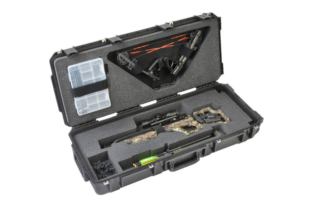SKB - iSeries - Valise étanche pour arbalète - Noir - Insert amovible pour arbalète TenPoint