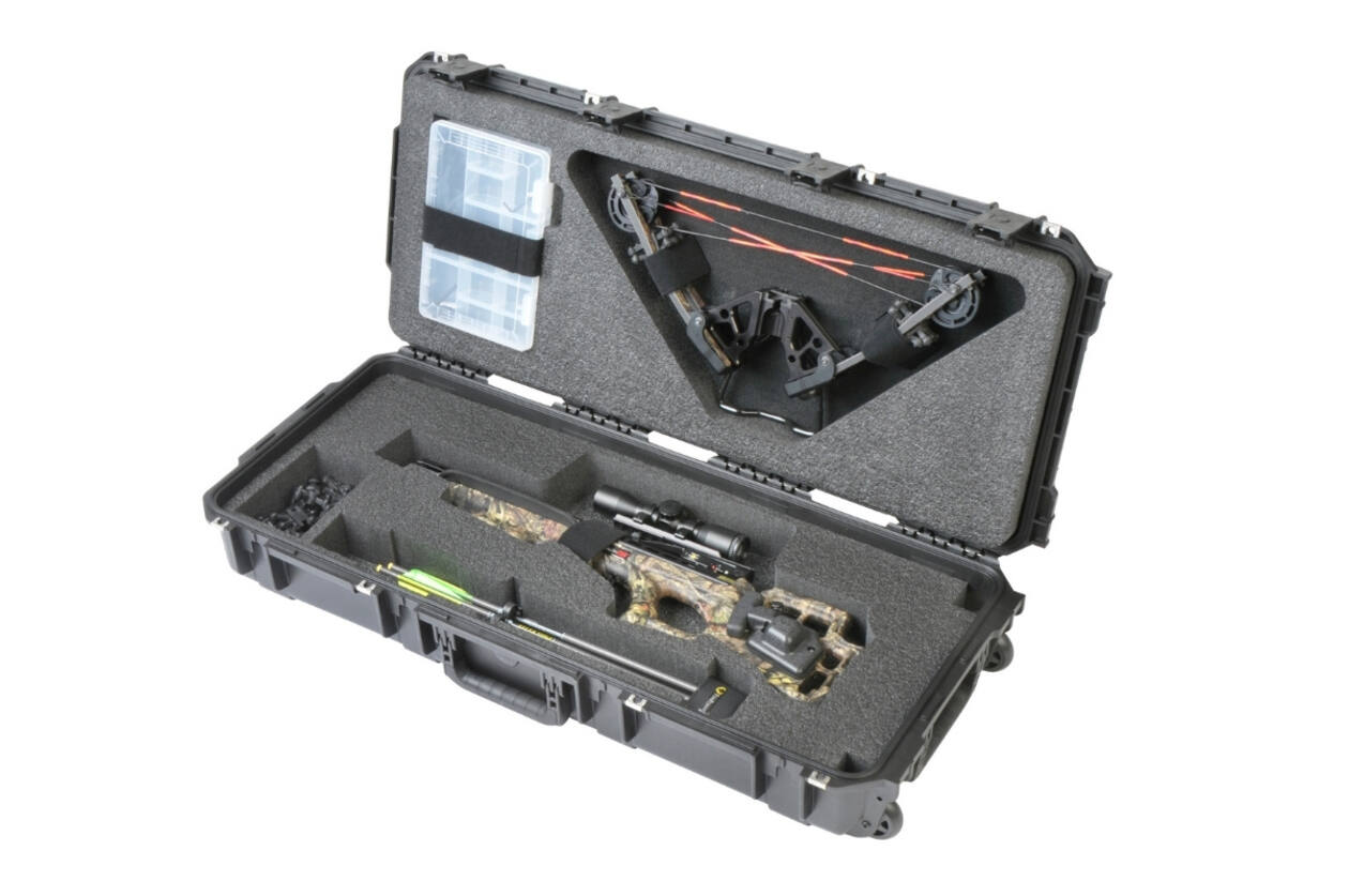 SKB - iSeries - Valise étanche pour arbalète - Noir - Insert amovible pour arbalète TenPoint
