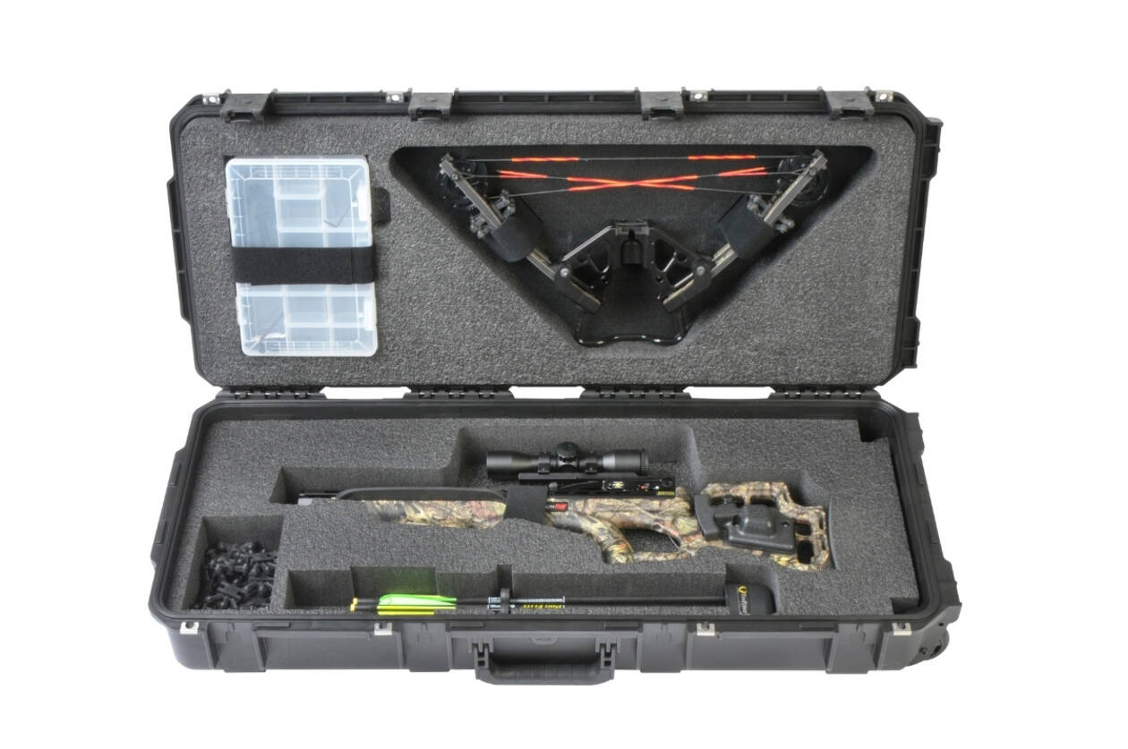 SKB - iSeries - Valise étanche pour arbalète - Noir - Insert amovible pour arbalète TenPoint