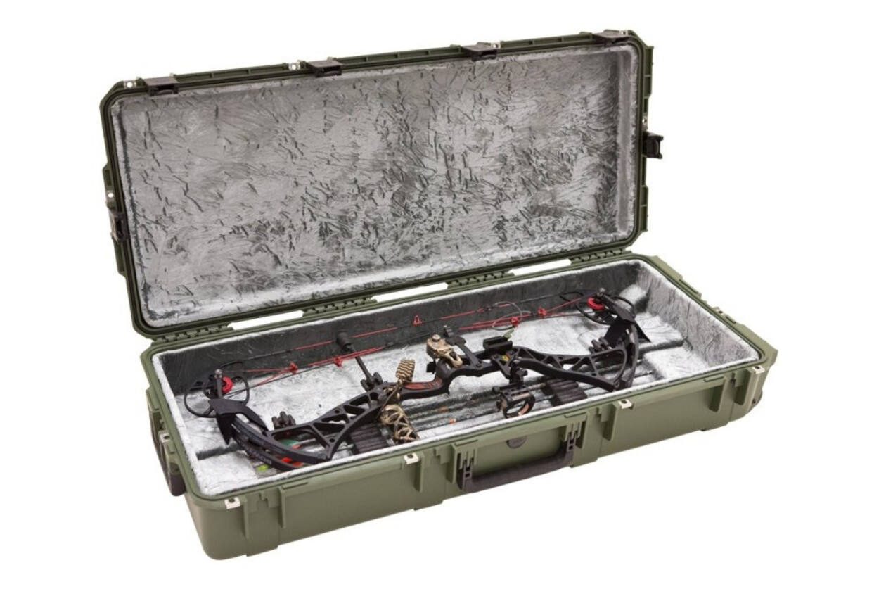 SKB - iSeries 3i-4217-7 - Mallette étanche - Vert - Incrustation pour arc à branches parallèles BowTech