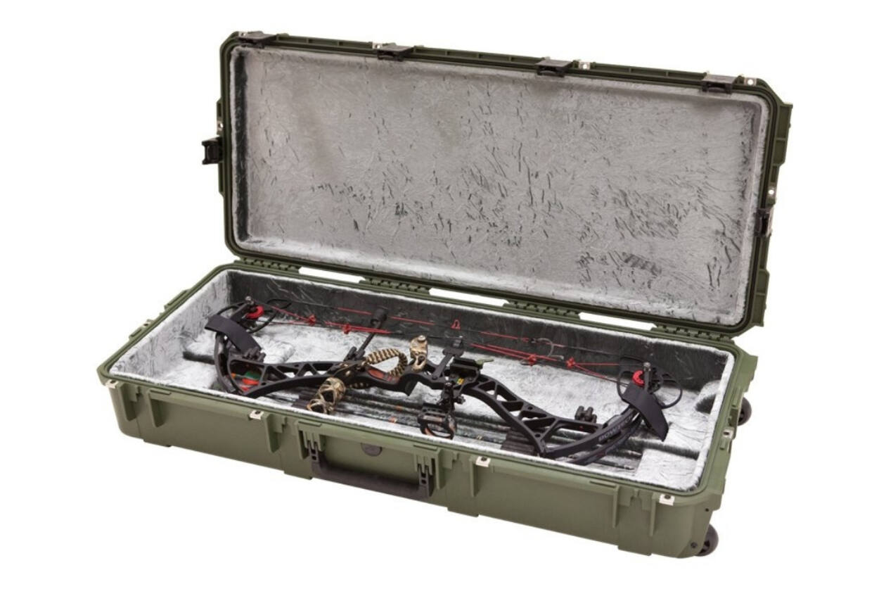 SKB - iSeries 3i-4217-7 - Mallette étanche - Vert - Incrustation pour arc à branches parallèles BowTech