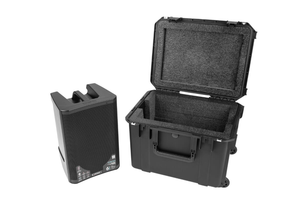 SKB - iSeries 2015-14 - Valise Étanche - Noire - Calage Enceinte QSC CB10