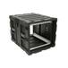 SKB - 3RS Series - Rack Anti-Choc Non-Amovible 9U - Noir - 24 pouces de profondeur