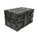 SKB - 3RS Series - Rack Anti-Choc Non-Amovible 9U - Noir - 24 pouces de profondeur