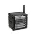 SKB - rSeries - Rack Anti-Choc 10U à Roulettes - Noir - 20 pouces de profondeur - avec Roulettes
