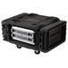 SKB - rSeries - Rack Anti-Choc 4U - Noir - 24 pouces de profondeur - avec Roulettes