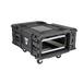 SKB - rSeries - Rack Anti-Choc 4U - Noir - 28 pouces de profondeur - avec Roulettes