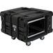 SKB - rSeries - Rack Anti-Choc 6U - Noir - 24 pouces de profondeur - avec Roulettes