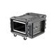 SKB - rSeries - Rack Anti-Choc 6U - Noir - 28 pouces de profondeur - avec Roulettes