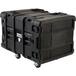 SKB - rSeries - Rack Anti-Choc 8U - Noir - 24 pouces de profondeur - avec Roulettes