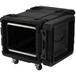 SKB - rSeries - Rack Anti-Choc 8U - Noir - 28 pouces de profondeur - avec Roulettes