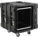 SKB - rSeries - Rack Anti-Choc 12U - Noir - 24 pouces de profondeur - avec Roulettes