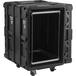 SKB - rSeries - Rack Anti-Choc 16U - Noir - 24 pouces de profondeur - avec Roulettes