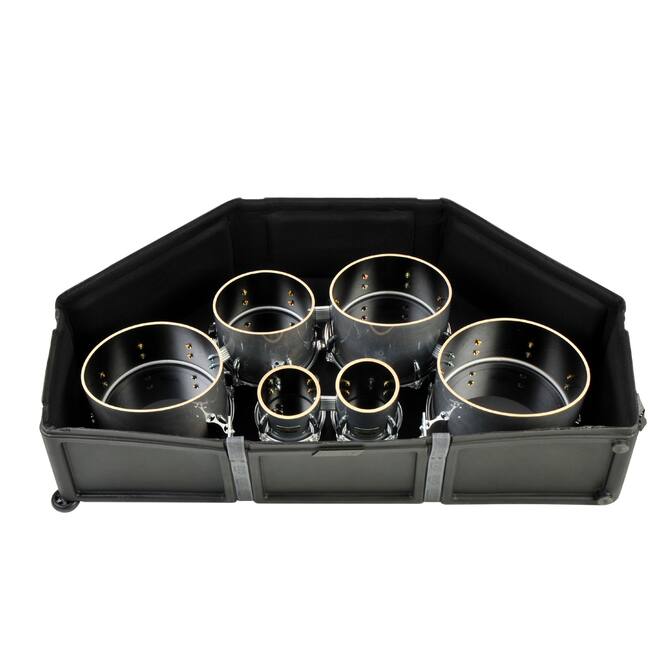 SKB - Valise pour caisse quad/quint de fanfare - avec roulettes et intérieur rembourré