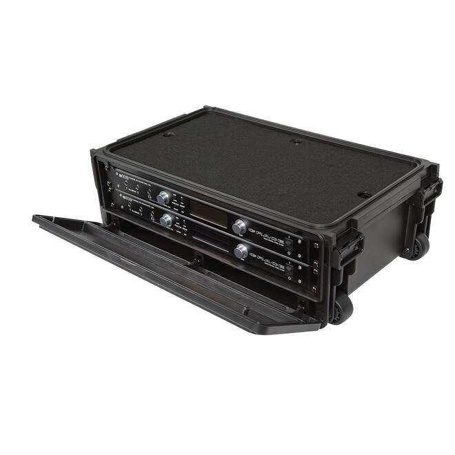 SKB - Valise Rack Studio Flyer 2U - avec Roulettes