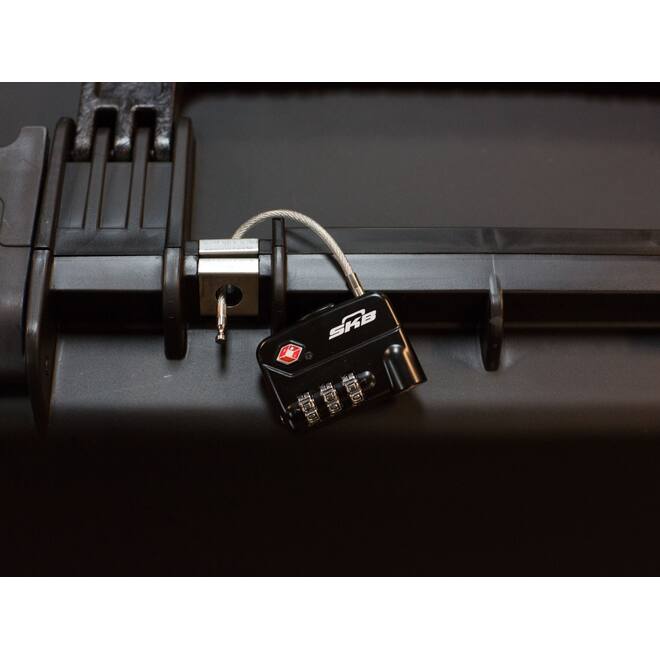 SKB - Accessoires - Cadenas TSA à Code avec Câble (Pack de 2)