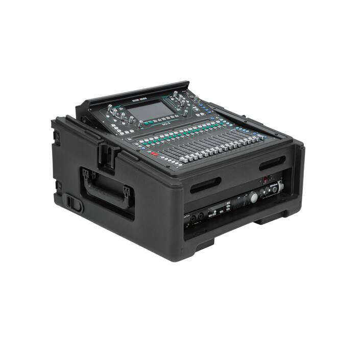 SKB - Rack Compact - 10U Rack Supérieur & 2U Rack Frontal - avec Roulettes
