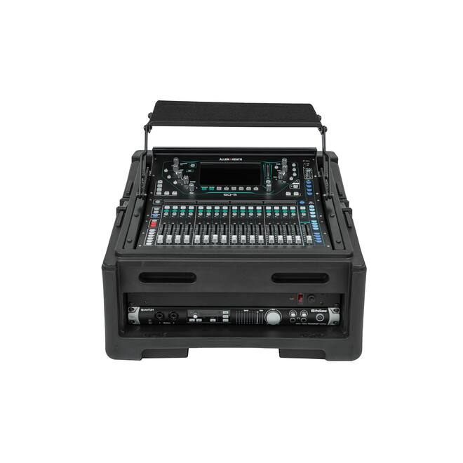 SKB - Rack Compact - 10U Rack Supérieur & 2U Rack Frontal - avec Roulettes