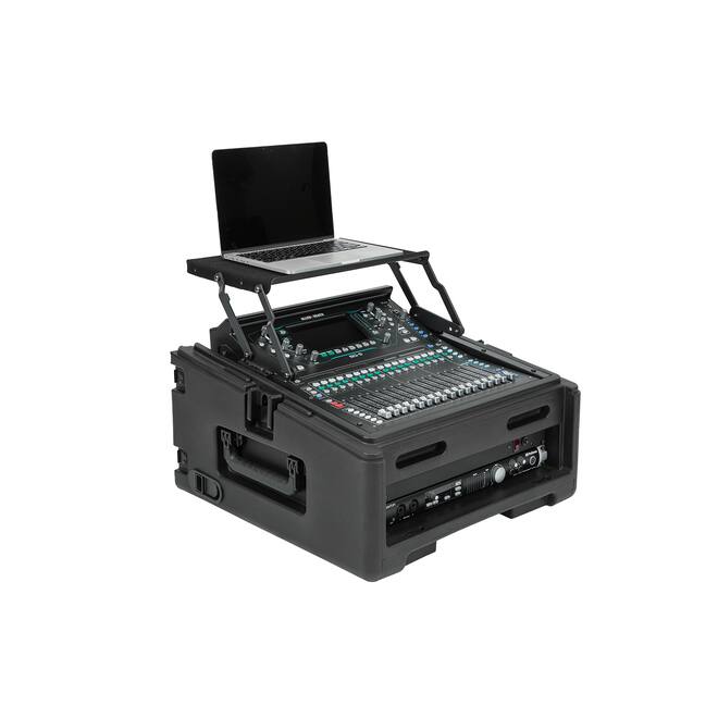 SKB - Rack Compact - 10U Rack Supérieur & 2U Rack Frontal - avec Roulettes
