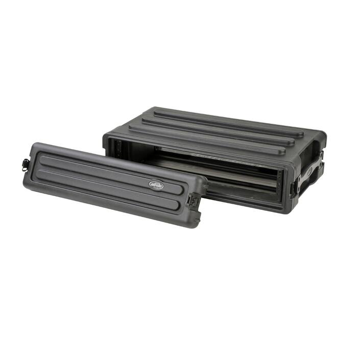SKB - rSeries - Rack Peu Profond 2U avec Rails en Acier - 27 pouces de profondeur