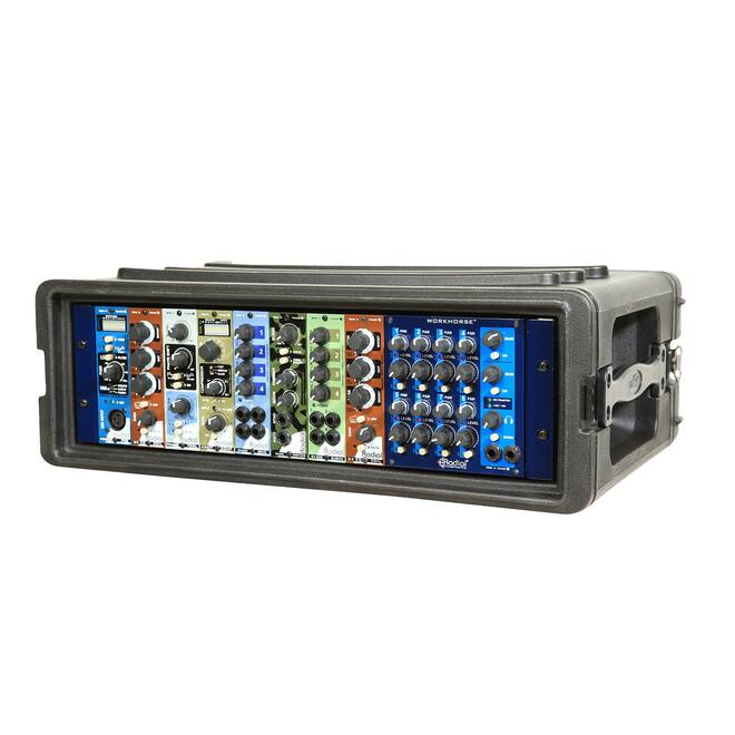 SKB - rSeries - Rack Peu Profond 3U avec Rails en Acier - 27 pouces de profondeur