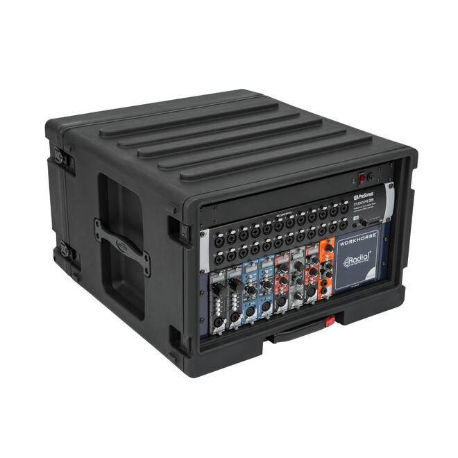 SKB - rSeries - Rack Rotomoulé 6U - avec Roulettes