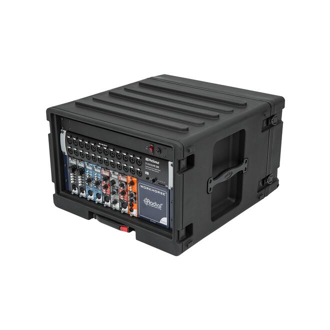 SKB - rSeries - Rack Rotomoulé 6U - avec Roulettes