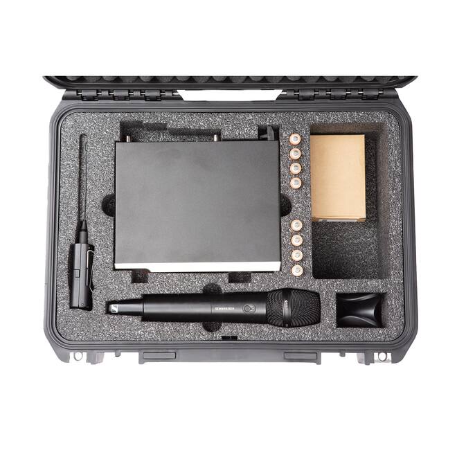 SKB - iSeries 1711-6 - Valise Étanche - Noire - Compartiment Sennheiser EW