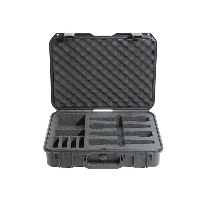 SKB - iSeries 1813-5 - Valise Étanche - Noire - Compartiment pour Quatre Microphones Sans Fil