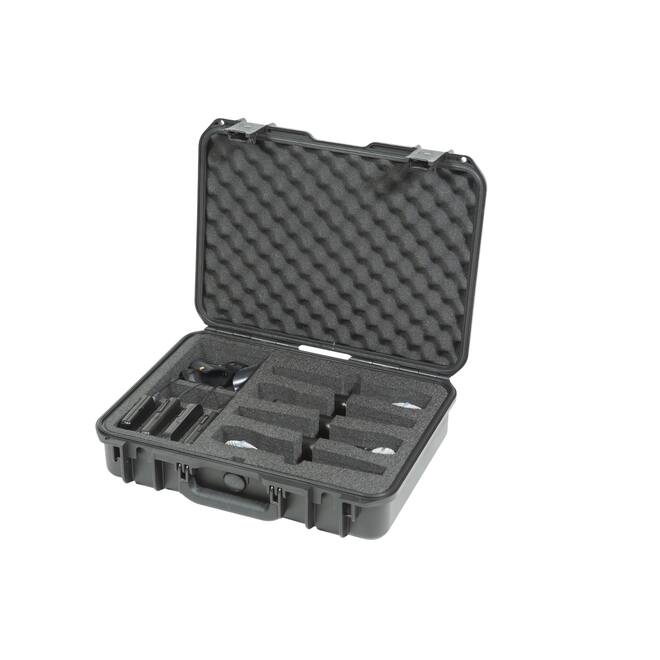 SKB - iSeries 1813-5 - Valise Étanche - Noire - Compartiment pour Quatre Microphones Sans Fil