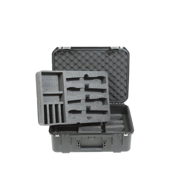SKB - iSeries 3i-1813-7 - Valise étanche - Noir - Compartiment huit microphones sans fil