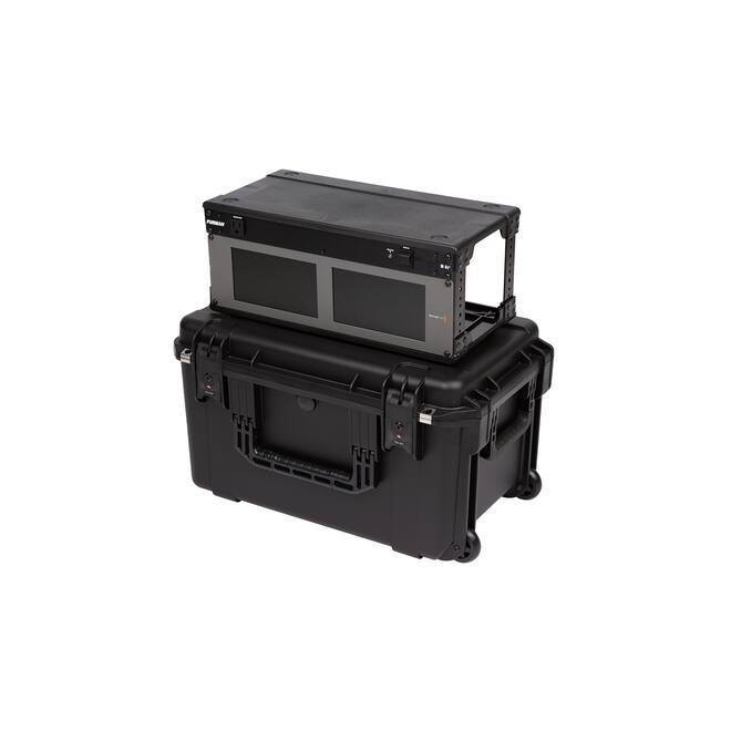 SKB - iSeries 2213-12 - Valise Étanche - Noire - Rack Amovible 4U Profond