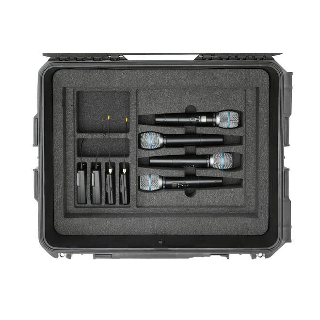 SKB - iSeries 3i-2217-10 - Valise étanche - Noir - Fly Rack 2U pour microphone sans fil