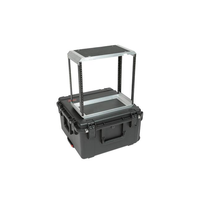 SKB - iSeries 2222-12 - Valise Étanche - Noire - Rack Amovible 10U Profond