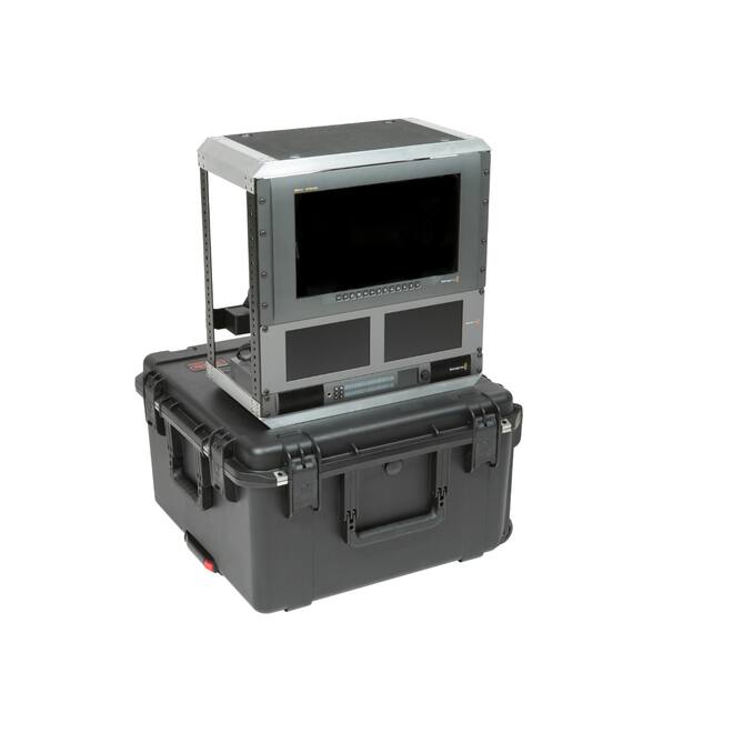 SKB - iSeries 2222-12 - Valise Étanche - Noire - Rack Amovible 10U Profond