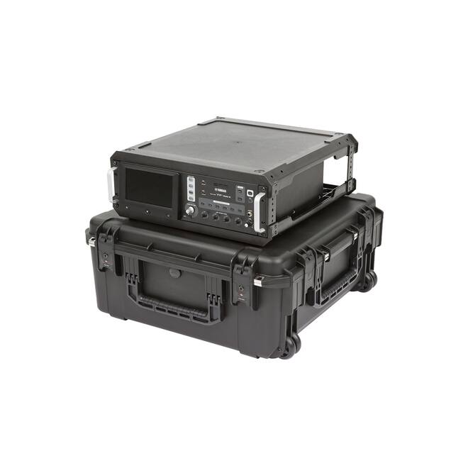 SKB - iSeries 2424-10 - Valise Étanche - Noire - Rack Amovible 3U Profond