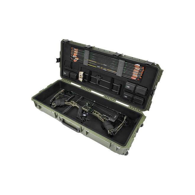 SKB - iSeries 3i-4217-7 - Valise étanche - Compartiment pour arc Mathews® Deluxe Large Parallel Limb - Vert