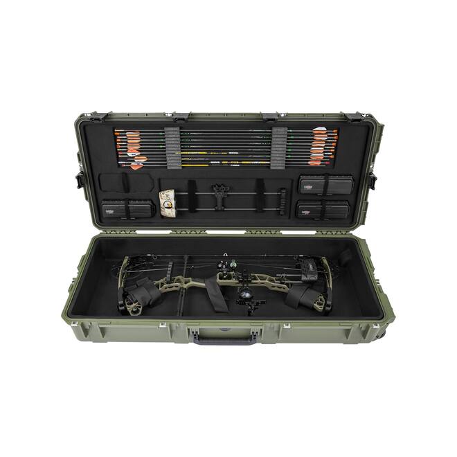 SKB - iSeries 3i-4217-7 - Valise étanche - Compartiment pour arc Mathews® Deluxe Large Parallel Limb - Vert
