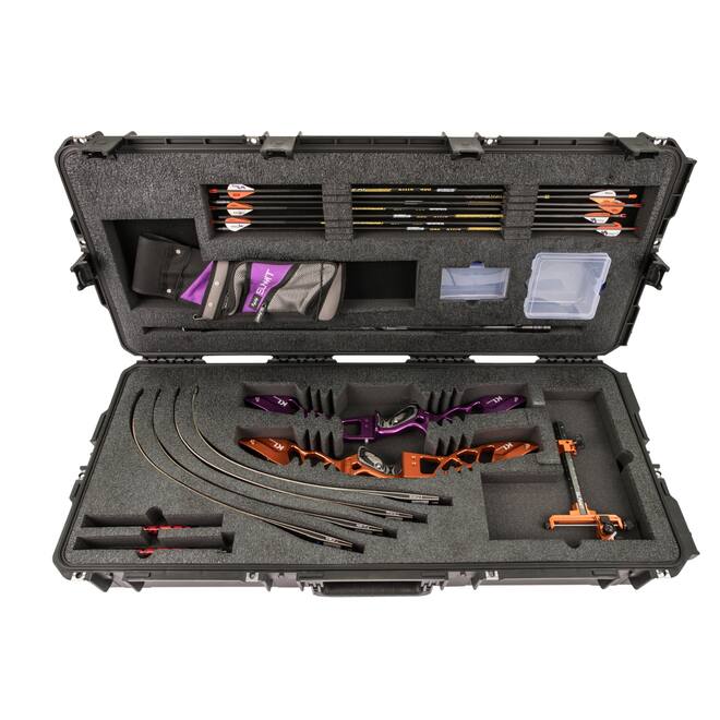 SKB - iSeries 4217-7 - Valise Étanche - Noire - Compartiment Arc Recurve Double