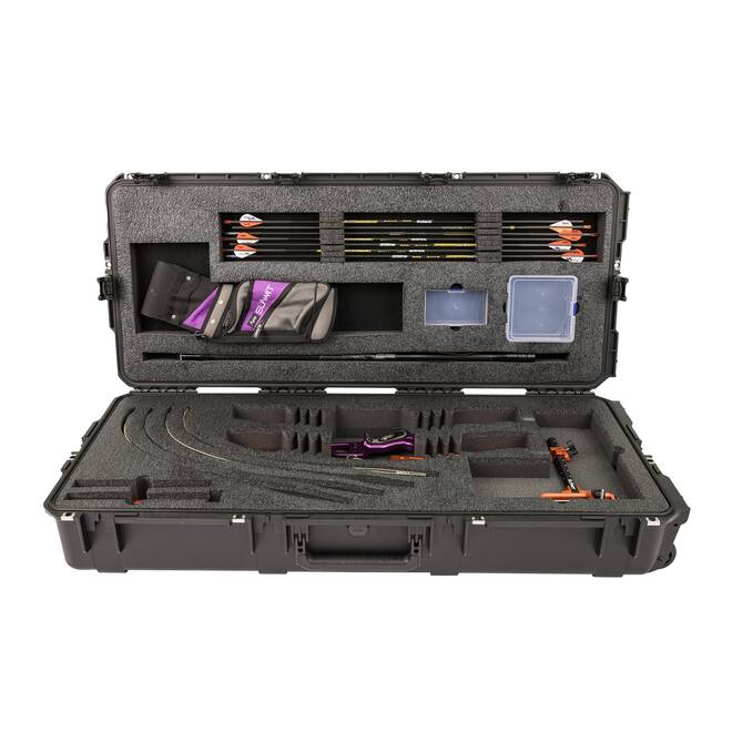 SKB - iSeries 4217-7 - Valise Étanche - Noire - Compartiment Arc Recurve Double
