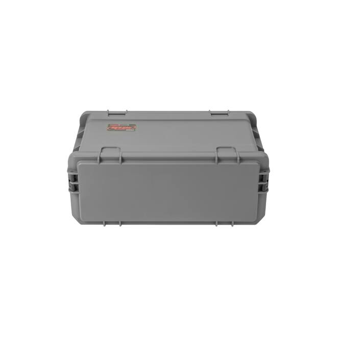 SKB - Rack moulé par injection 4U gris foncé - 11 pouces de profondeur - avec roulettes et poignée