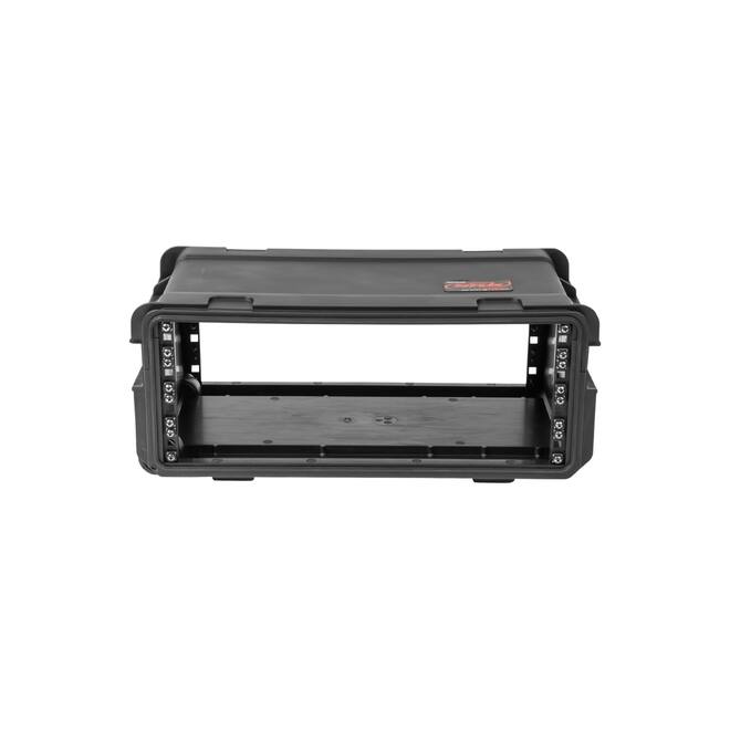 SKB - Rack moulé par injection 4U - 28 cm de profondeur - avec roulettes et poignée