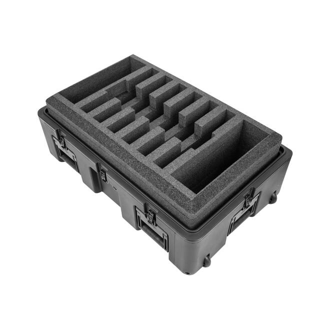 SKB - rSeries - Valise pour six ordinateurs portables et deux poches accessoires