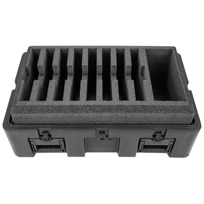 SKB - rSeries - Valise pour huit ordinateurs portables et une grande poche accessoire